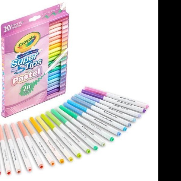 MARCADOR AGUA EST.C20 LAVAB S.TIPS PAST.CRAYOLA 58902112